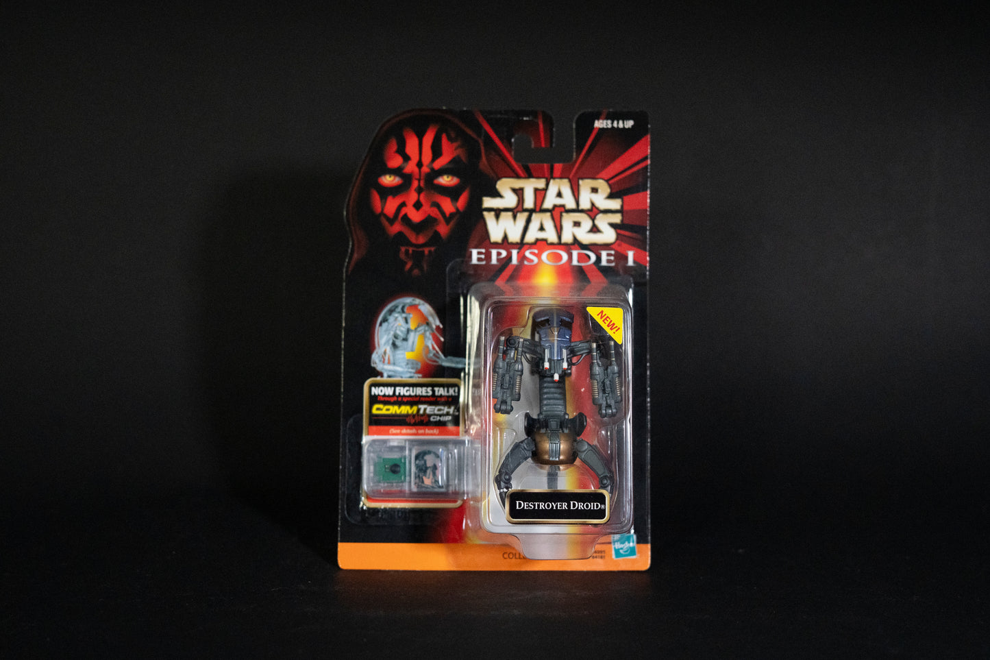 Destroyer Droid, Star Wars, Episode 1, Comm Tech Chip, Hasbro, 1998, Box Sealed