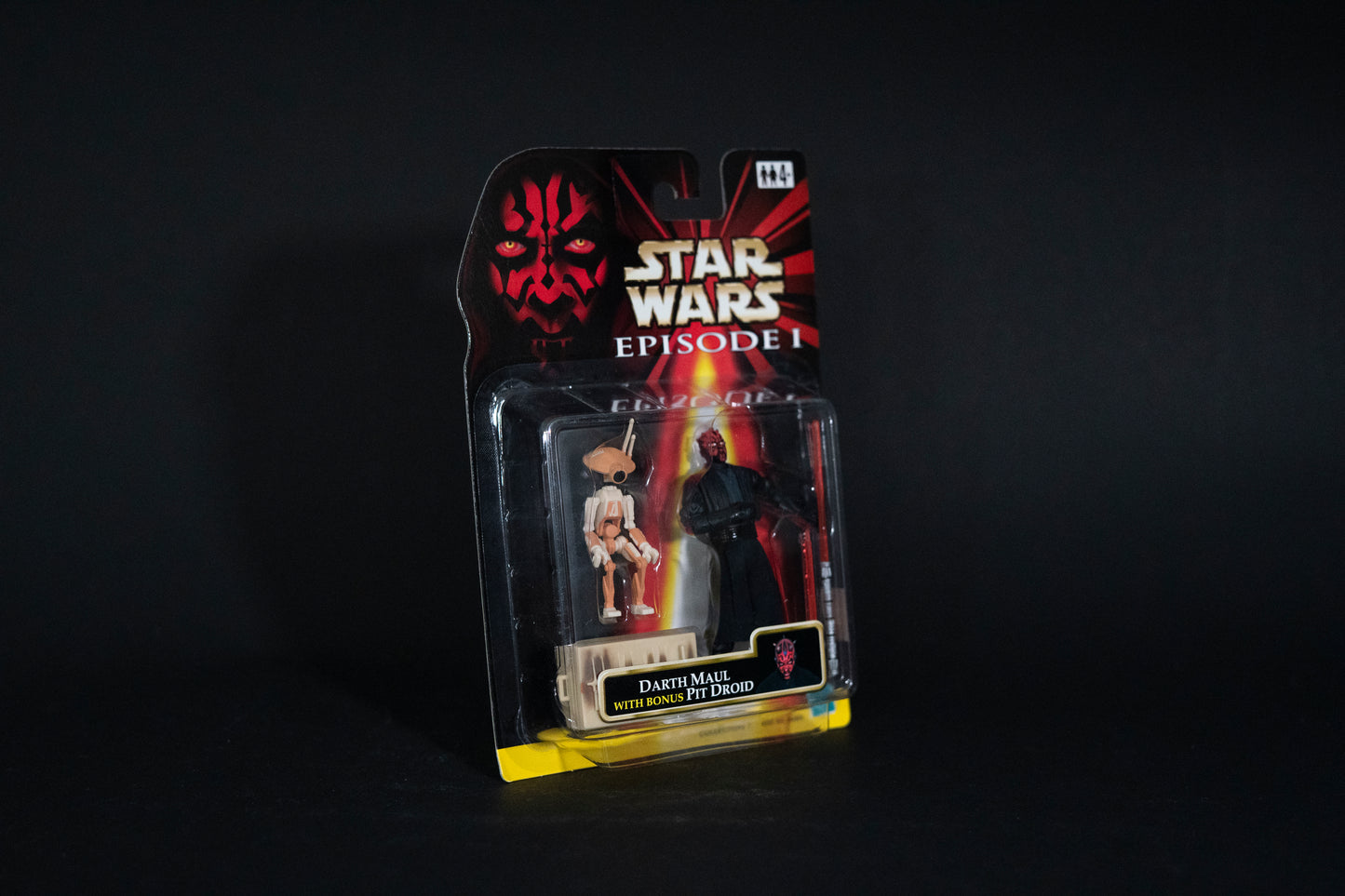 Darth Maul with bonus (orange) Pit Droid, Star Wars, Episode 1, Hasbro, 1999, Box Sealed