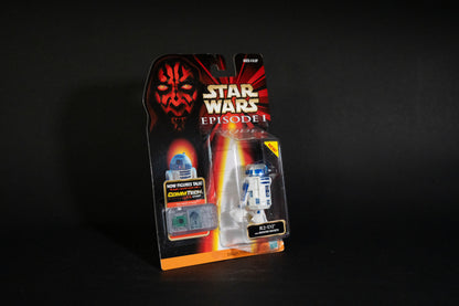 R2-D2 with Booster Rockets, Star Wars, Episode 1, Comm Tech Chip, Hasbro, 1998, Box Sealed