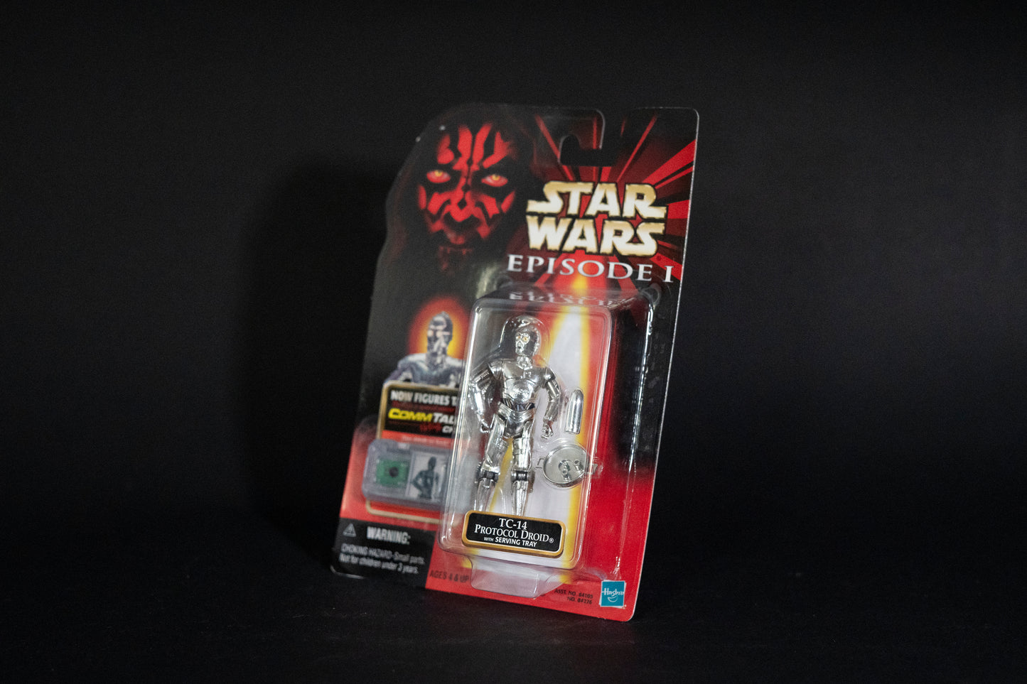 TC-14 Protocol Droid with Serving Tray, Star Wars, Episode 1, Comm Talk Chip, Hasbro, 1999, Box Sealed