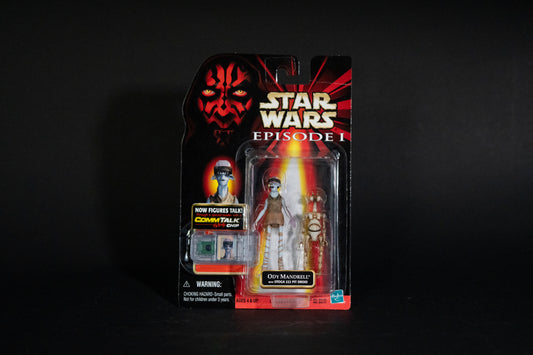 Ody Mandrell with Otoga 222 Pit Droid, Star Wars, Episode 1, Comm Talk Chip, Hasbro, 1998, Box Sealed