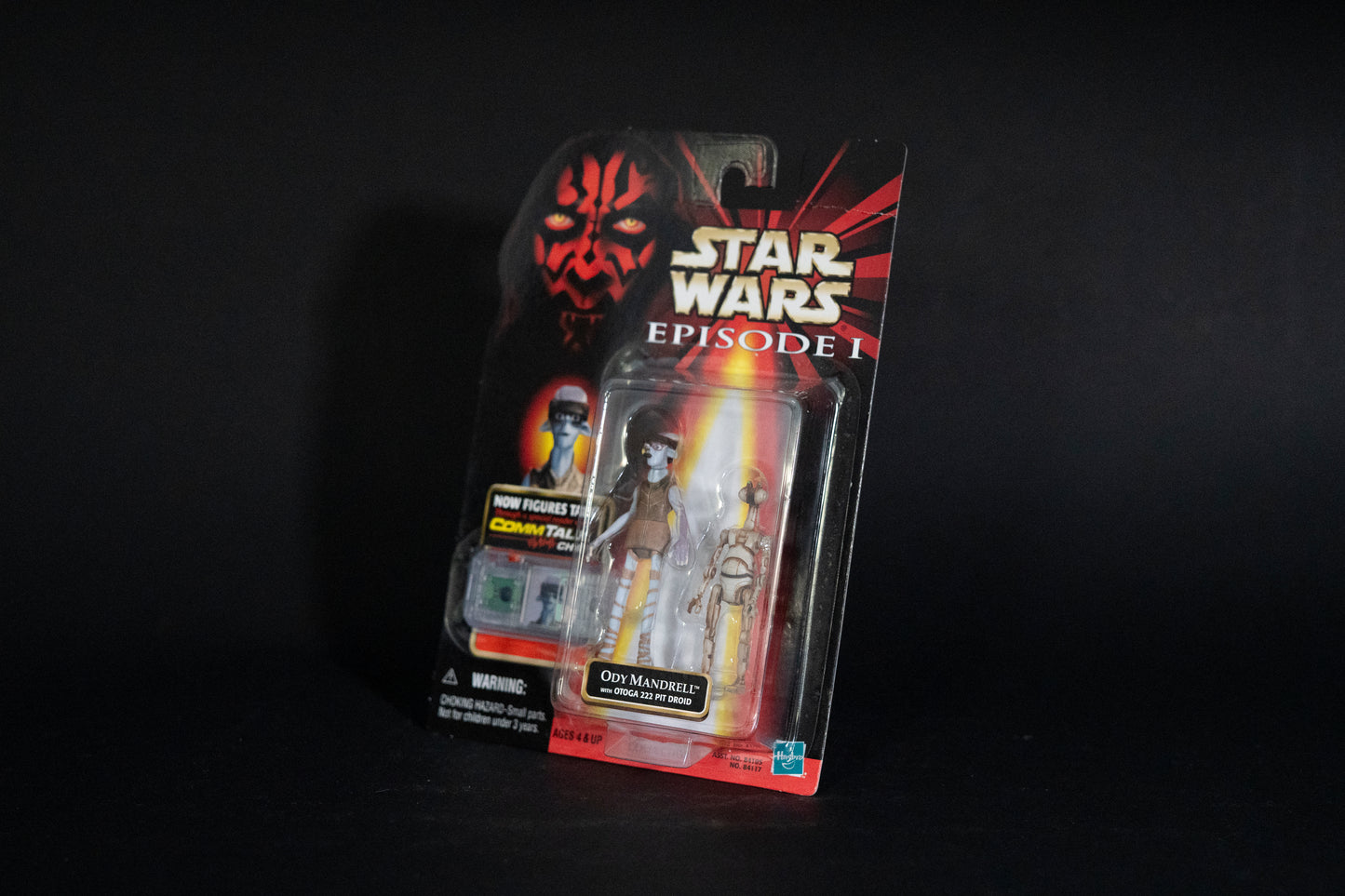 Ody Mandrell with Otoga 222 Pit Droid, Star Wars, Episode 1, Comm Talk Chip, Hasbro, 1998, Box Sealed