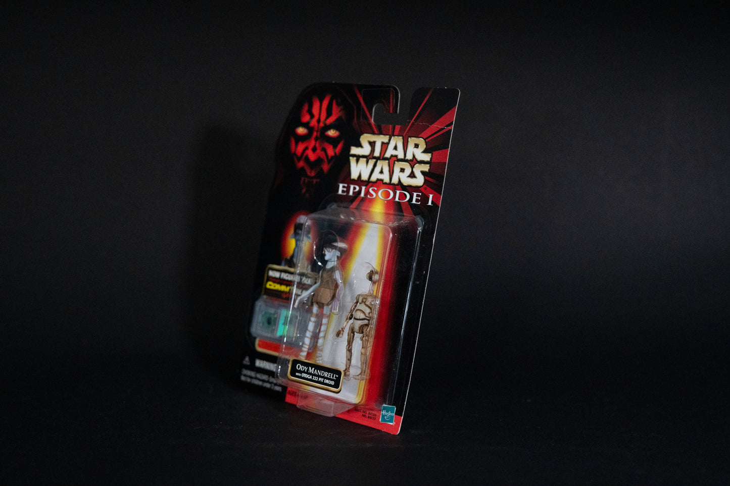 Ody Mandrell with Otoga 222 Pit Droid, Star Wars, Episode 1, Comm Talk Chip, Hasbro, 1998, Box Sealed