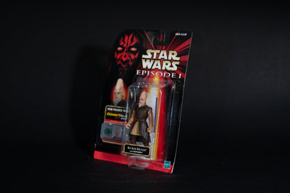 Ki-Adi-Mundi with Lightsaber, Star Wars, Episode 1, Comm Talk Chip, Hasbro, 1998, Box Sealed
