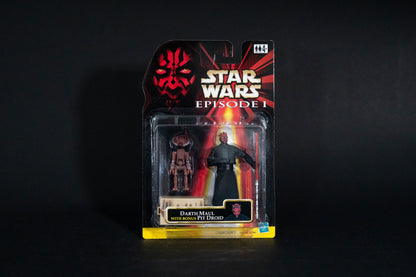 Darth Maul with bonus (red) Pit Droid, Star Wars, Episode 1, Hasbro, 1999, Box Sealed