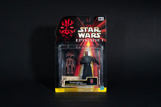Darth Maul with bonus (red) Pit Droid, Star Wars, Episode 1, Hasbro, 1999, Box Sealed