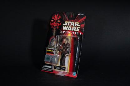 Captain Tarpals with Electropole, Star Wars, Episode 1, Comm Talk Chip, Hasbro, 1998, Box Sealed