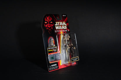 Captain Tarpals with Electropole, Star Wars, Episode 1, Comm Talk Chip, Hasbro, 1998, Box Sealed