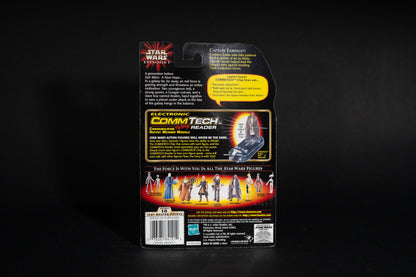 Captain Tarpals with Electropole, Star Wars, Episode 1, Comm Talk Chip, Hasbro, 1998, Box Sealed