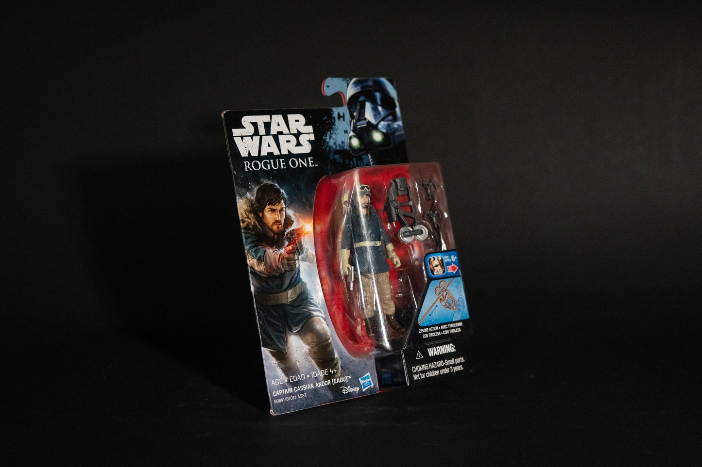 Captain Cassian Andor (Eadu), Star Wars, Rouge One, Zipline Action, Hasbro, 2017, Box Sealed