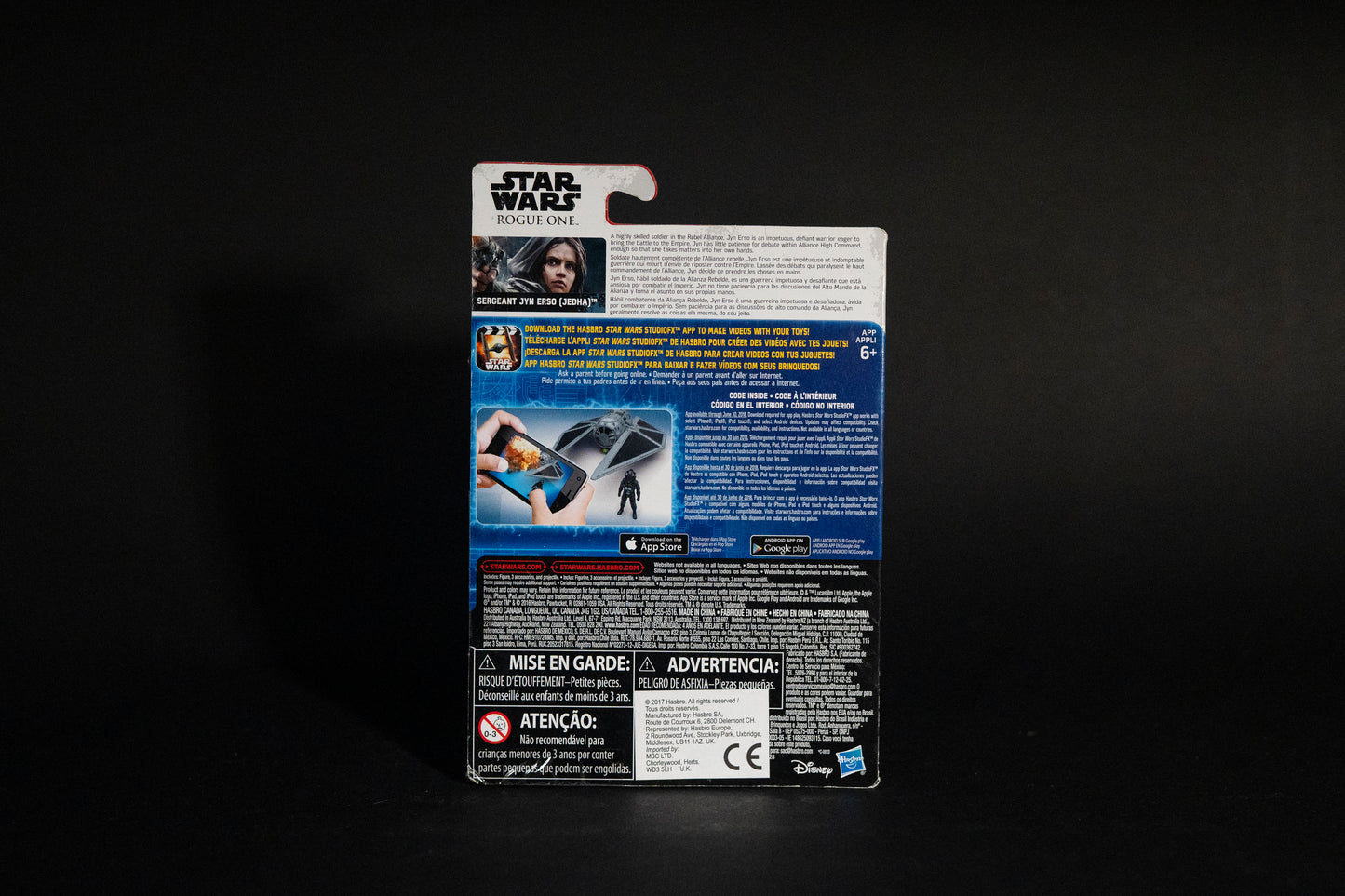 Sergeant Jyn Erso (Jedha), Star Wars, Rouge One, Projectile Firing, Hasbro, 2017, Box Sealed