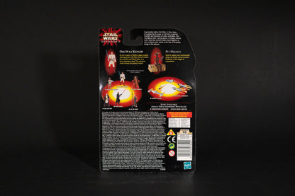 Obi-Wan Kenobi with bonus (red) Pit Droid, Star Wars, Episode 1, Hasbro, 1999, Box Sealed