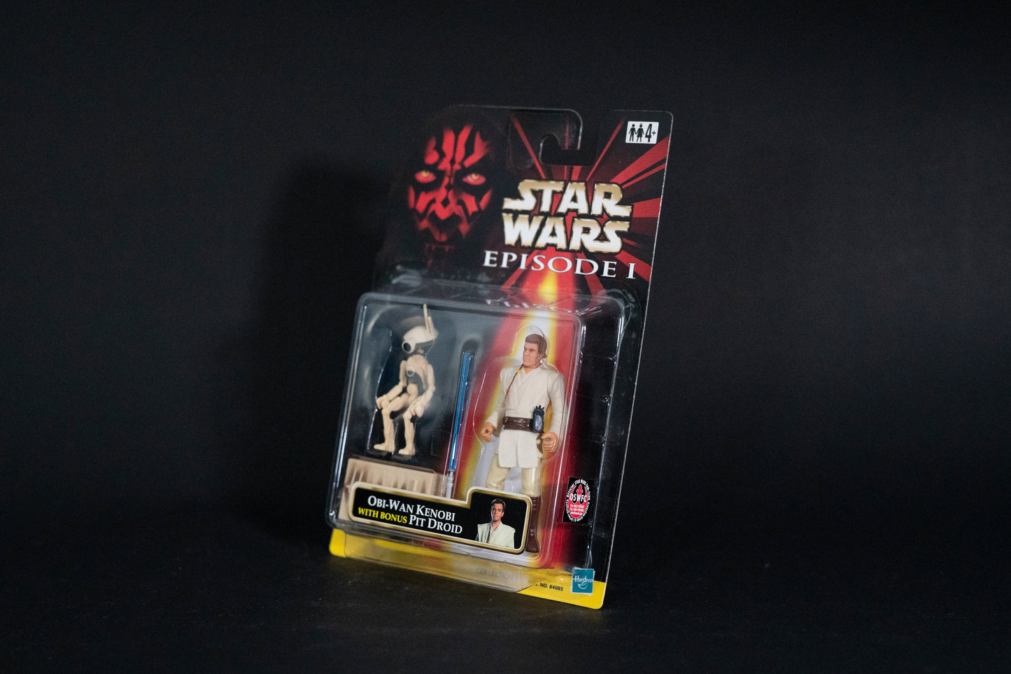 Obi-Wan Kenobi with bonus (cream) Pit Droid, Star Wars, Episode 1, Hasbro, 1999, Box Sealed