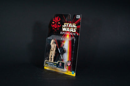 Darth Maul with bonus Battle Droid, Star Wars, Episode 1, Hasbro, 1999, Box Sealed
