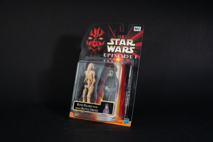 Rune Haako with bonus Battle Droid, Star Wars, Episode 1, Hasbro, 1999, Box Sealed
