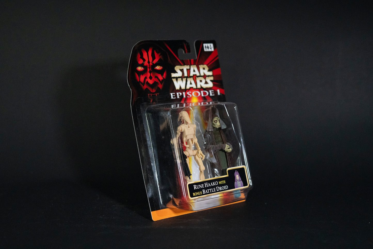 Rune Haako with bonus Battle Droid, Star Wars, Episode 1, Hasbro, 1999, Box Sealed