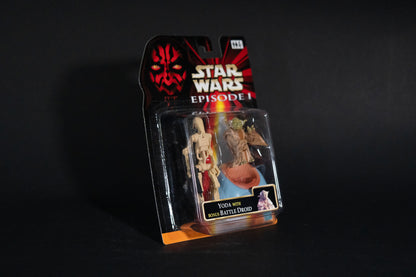 Yoda with bonus Battle Droid, Star Wars, Episode 1, Hasbro, 1999, Box Sealed