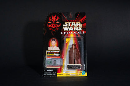 Anakin Skywalker (Naboo) with Comlink Unit, Star Wars, Episode 1, Comm Tech Chip, Hasbro, 1999, Box Sealed