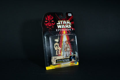 Anakin Skywalker with bonus (cream) Pit Droid, Star Wars, Episode 1, Hasbro, 1999, Box Sealed