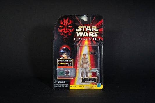 Anakin Skywalker (Naboo Pilot) with Flight Simulator, Star Wars, Episode 1, Comm Talk Chip, Hasbro, 1999, Box Sealed