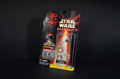 Anakin Skywalker (Naboo Pilot) with Flight Simulator, Star Wars, Episode 1, Comm Talk Chip, Hasbro, 1999, Box Sealed
