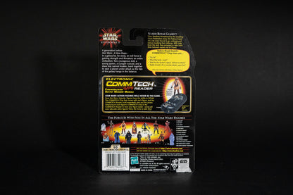 Naboo Royal Guard with Blaster Pistol and Helmet, Star Wars, Episode 1, Comm Talk Chip, Hasbro, 1999, Box Sealed