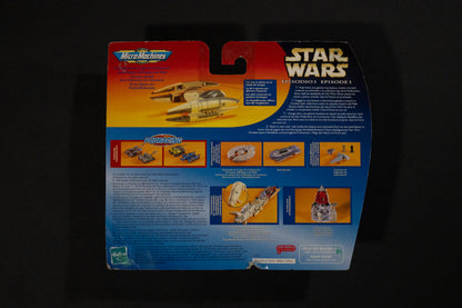 Trade Federation Droid Fighter, Star Wars, Episode 1, Micro Machines, Hasbro, Galoob, 1999, Box Sealed