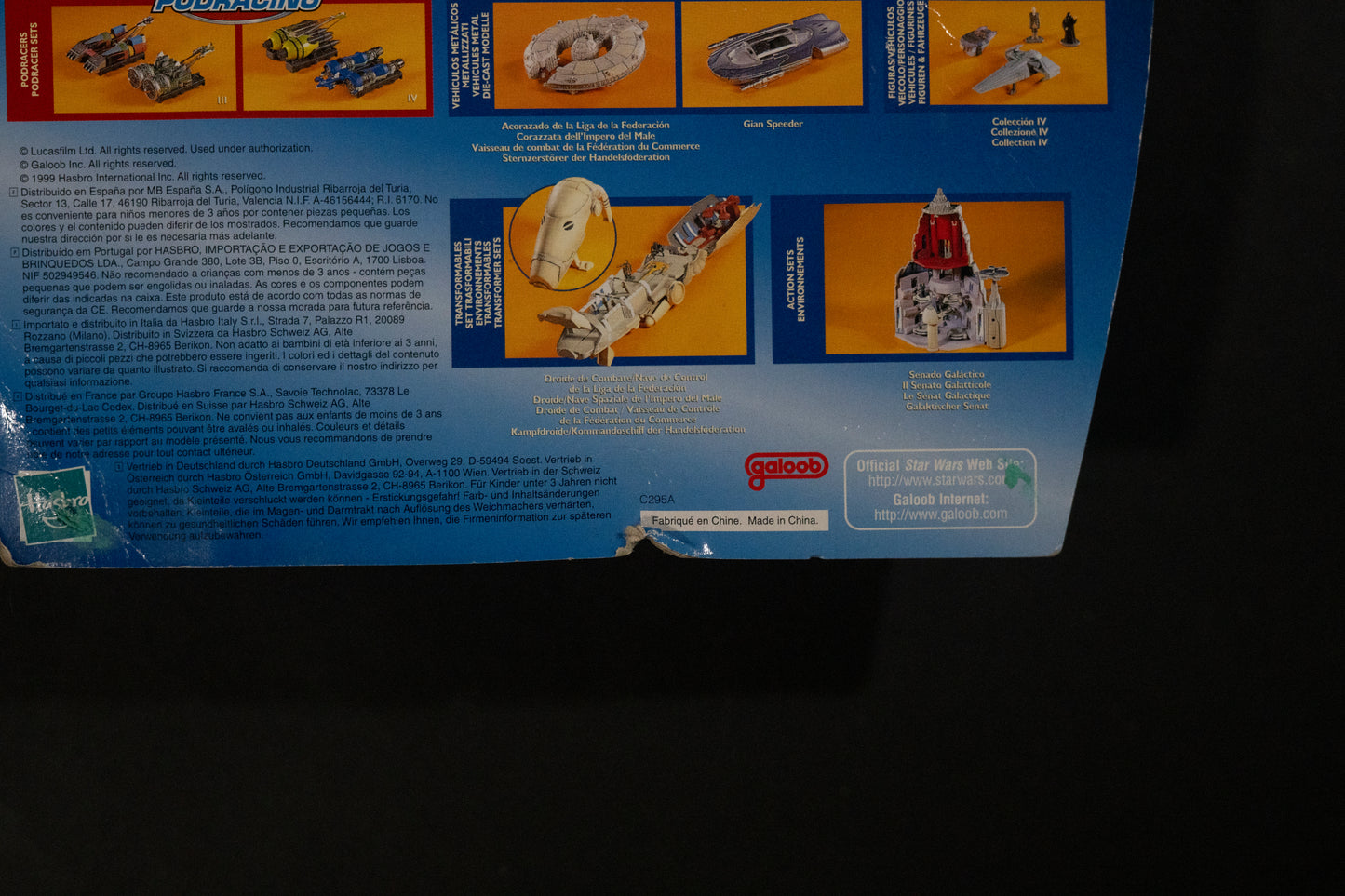 Trade Federation Droid Fighter, Star Wars, Episode 1, Micro Machines, Hasbro, Galoob, 1999, Box Sealed