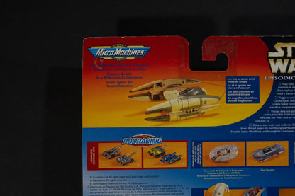 Trade Federation Droid Fighter, Star Wars, Episode 1, Micro Machines, Hasbro, Galoob, 1999, Box Sealed