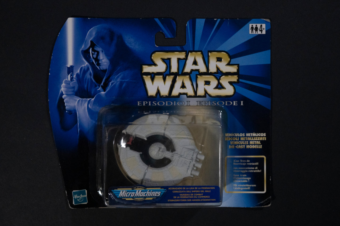 Trade Federation Battleship, Star Wars, Episode 1, Micro Machines, Hasbro, Galoob, 1999, Box Sealed