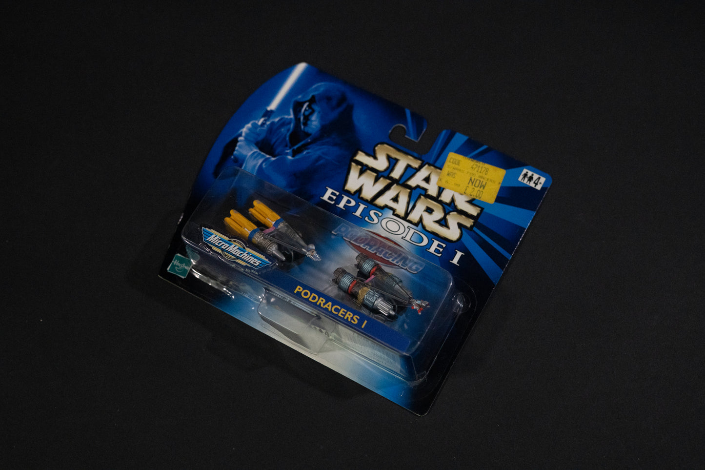 Podracing, Podracers I, Star Wars, Episode 1, Micro Machines, Hasbro, Galoob, 1999, Box Sealed - Sticker