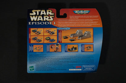 Podracing, Podracers I, Star Wars, Episode 1, Micro Machines, Hasbro, Galoob, 1999, Box Sealed - Sticker