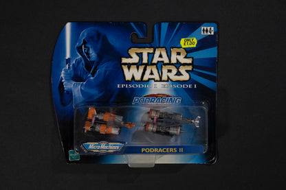 Podracing, Podracers II, Star Wars, Episode 1, Micro Machines, Hasbro, Galoob, 1999, Box Sealed (C)