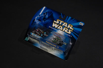 Podracing, Podracers III, Star Wars, Episode 1, Micro Machines, Hasbro, Galoob, 1999, Box Sealed (A)