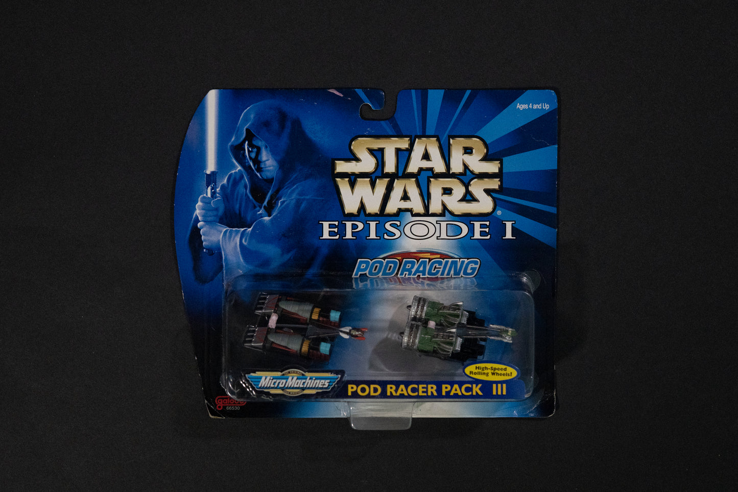 Podracing, Podracers III, Star Wars, Episode 1, Micro Machines, Hasbro, Galoob, 1999, Box Sealed (B)