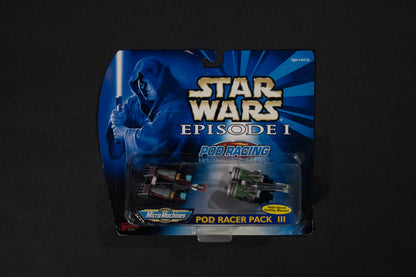 Podracing, Podracers III, Star Wars, Episode 1, Micro Machines, Hasbro, Galoob, 1999, Box Sealed (B)