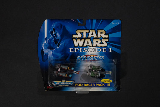 Podracing, Podracers III, Star Wars, Episode 1, Micro Machines, Hasbro, Galoob, 1999, Box Sealed (B)