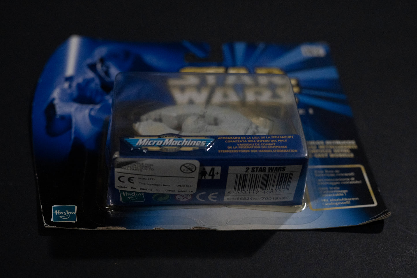 Trade Federation Battleship, Star Wars, Episode 1, Micro Machines, Hasbro, Galoob, 1999, Box Sealed