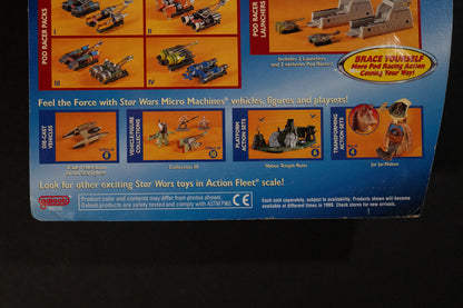 Podracing, Podracers III, Star Wars, Episode 1, Micro Machines, Hasbro, Galoob, 1999, Box Sealed (B)
