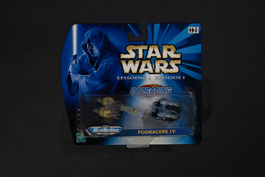 Podracing, Podracers IV, Star Wars, Episode 1, Micro Machines, Hasbro, Galoob, 1999, Box Sealed (A)