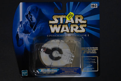 Trade Federation Battleship, Star Wars, Episode 1, Micro Machines, Hasbro, Galoob, 1999, Box Sealed (Sticker Damage)