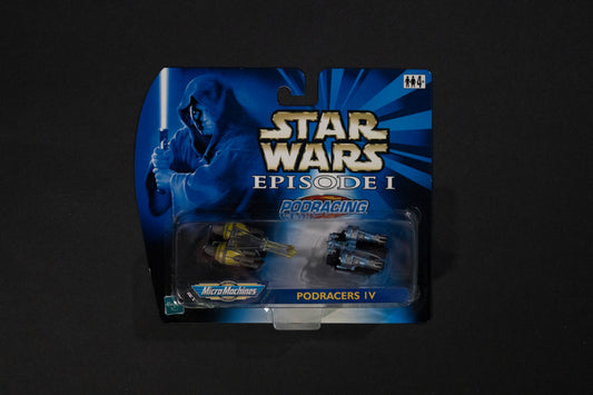 Podracing, Podracers IV, Star Wars, Episode 1, Micro Machines, Hasbro, Galoob, 1999, Box Sealed (B)