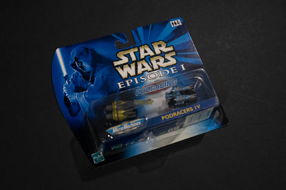 Podracing, Podracers IV, Star Wars, Episode 1, Micro Machines, Hasbro, Galoob, 1999, Box Sealed (B)