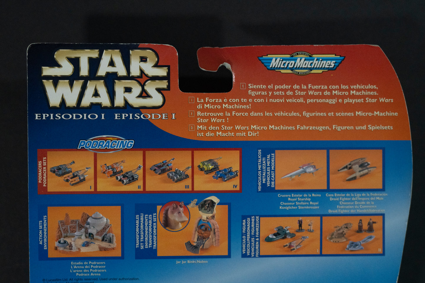 Collection II, Star Wars, Episode 1, Micro Machines, Hasbro, Galoob, 1999, Box Sealed