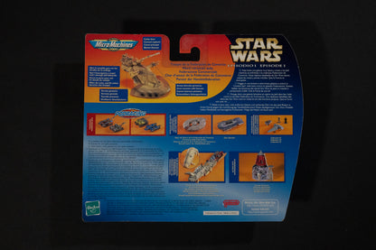 Trade Federation Tank, Star Wars, Episode 1, Micro Machines, Hasbro, Galoob, 1999, Box Sealed, Sticker