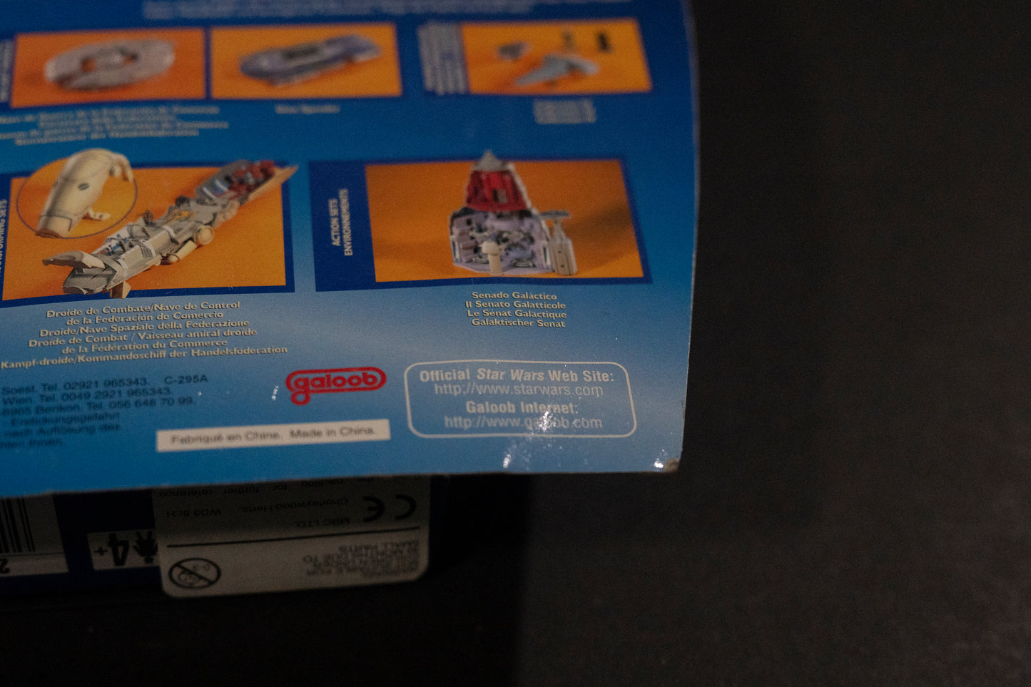Trade Federation Tank, Star Wars, Episode 1, Micro Machines, Hasbro, Galoob, 1999, Box Sealed, Sticker