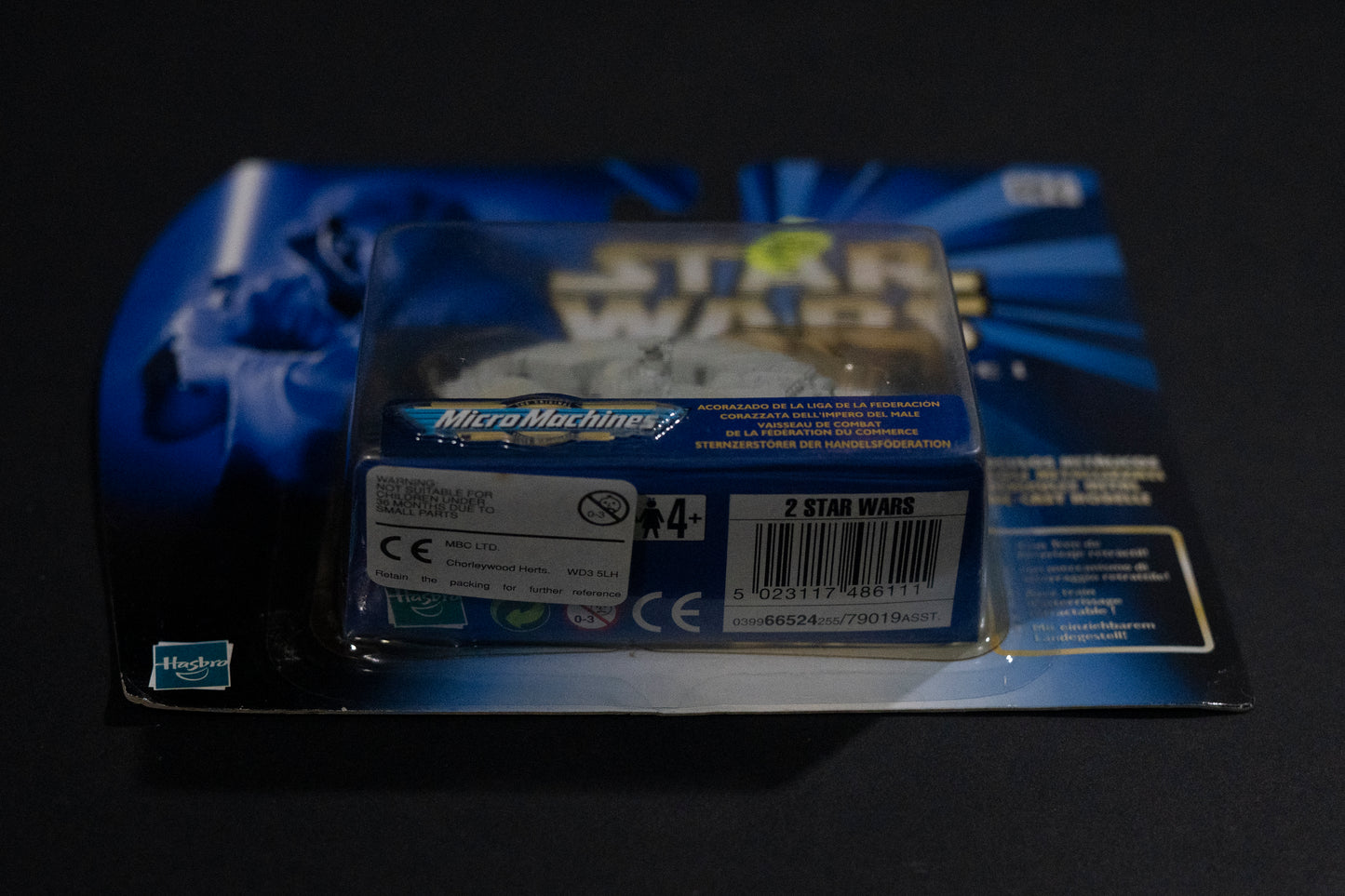 Trade Federation Battleship, Star Wars, Episode 1, Micro Machines, Hasbro, Galoob, 1999, Box Sealed (Sticker Damage)