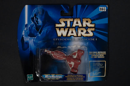 Republic Cruiser, Star Wars, Episode 1, Micro Machines, Hasbro, Galoob, 1999, Box Sealed