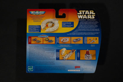 Trade Federation Battleship, Star Wars, Episode 1, Micro Machines, Hasbro, Galoob, 1999, Box Sealed (Sticker Damage)