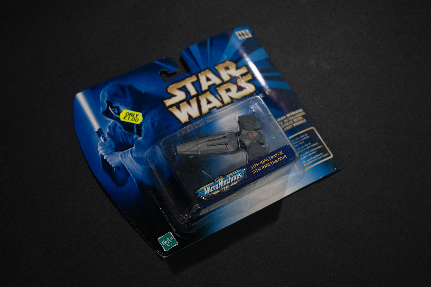 Sith Infiltrator, Star Wars, Episode 1, Micro Machines, Hasbro, Galoob, 1999, Box Sealed, Sticker
